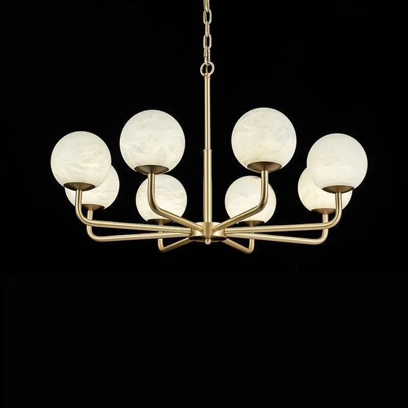 Alabaster Modern Global Dining Chandelier - Richardrider