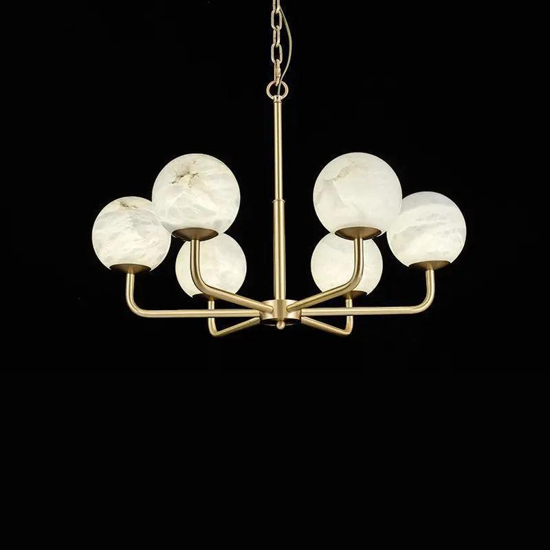 Alabaster Modern Global Dining Chandelier - Richardrider