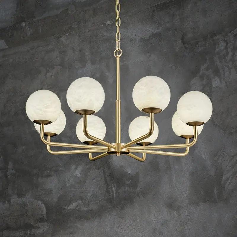 Alabaster Modern Global Dining Chandelier - Richardrider