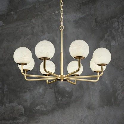 Alabaster Modern Global Dining Chandelier - Richardrider