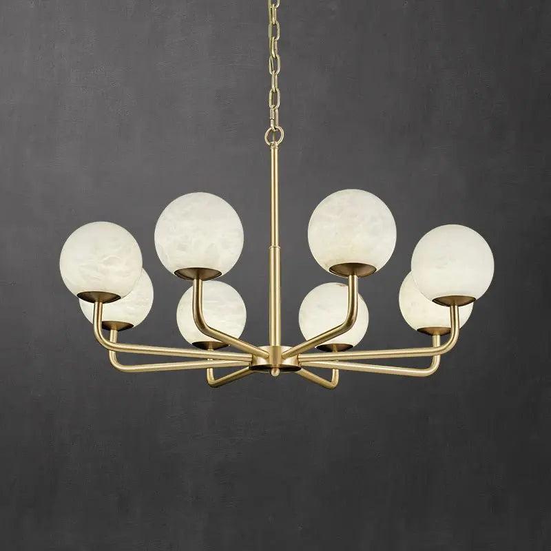 Alabaster Modern Global Dining Chandelier - Richardrider