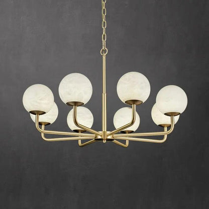 Alabaster Modern Global Dining Chandelier - Richardrider