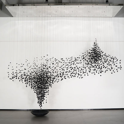 Charcoal Shape Hourglass Chandelier