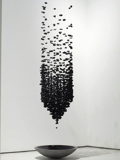 Charcoal Stone Crystal Chandeliers M to R