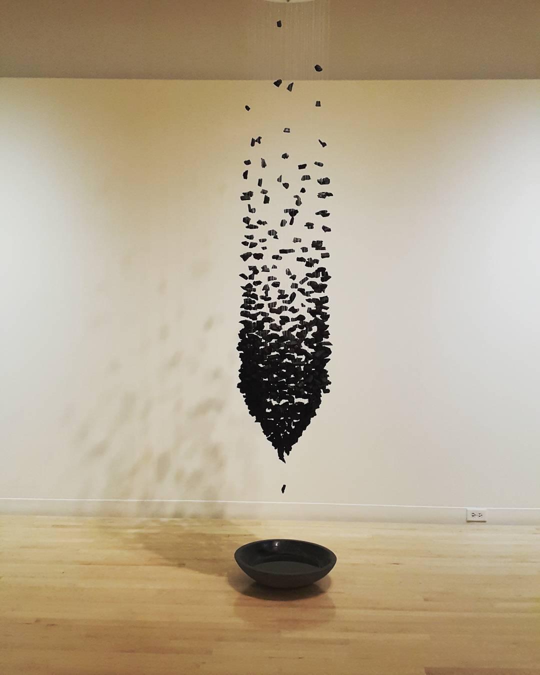 Charcoal Stone Crystal Chandeliers S to Z