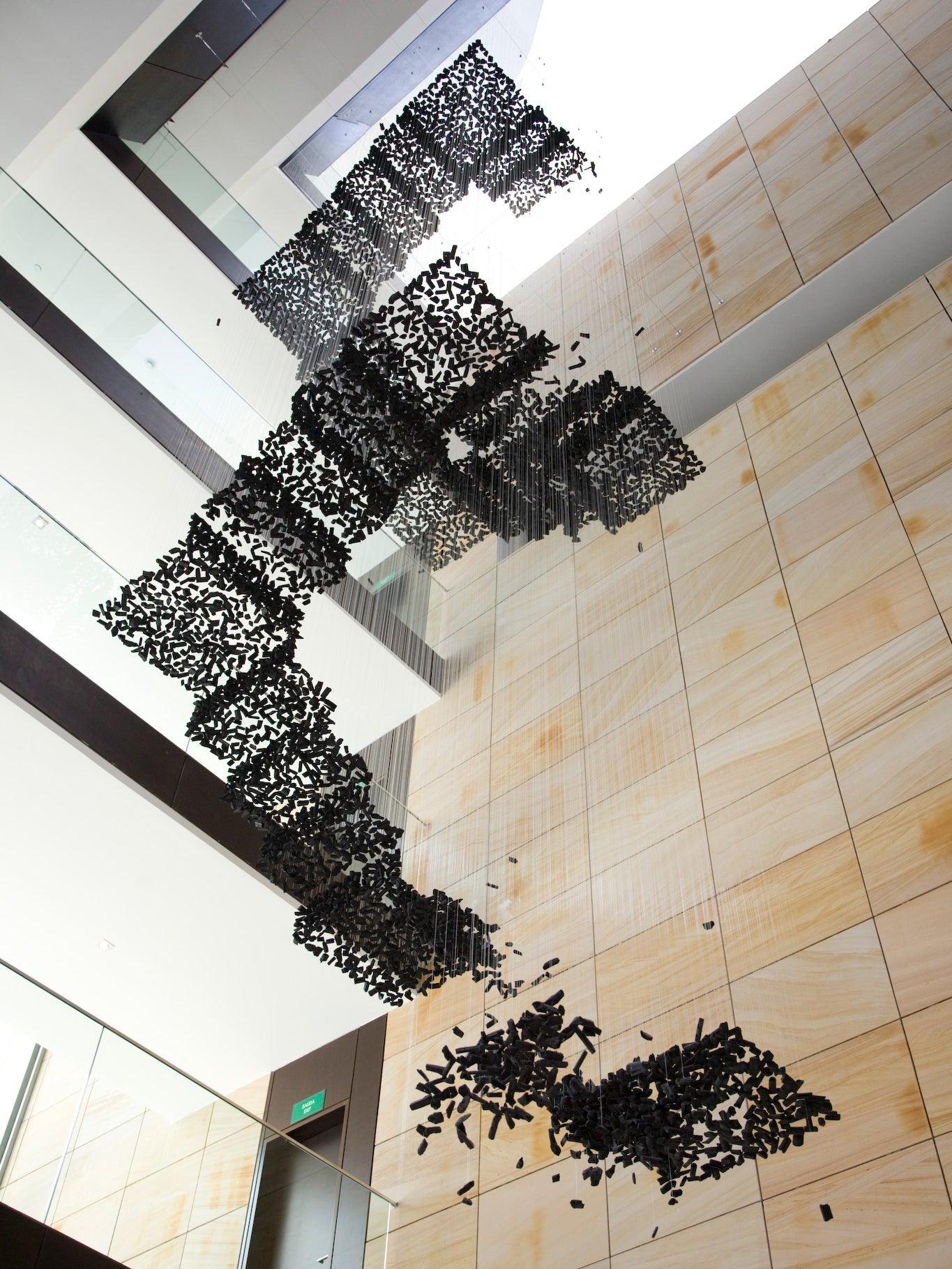 Charcoal Stone Crystal Chandeliers M to R