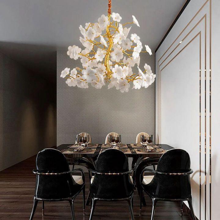 Cherry Dining Room Branch Chandelier - Richardrider