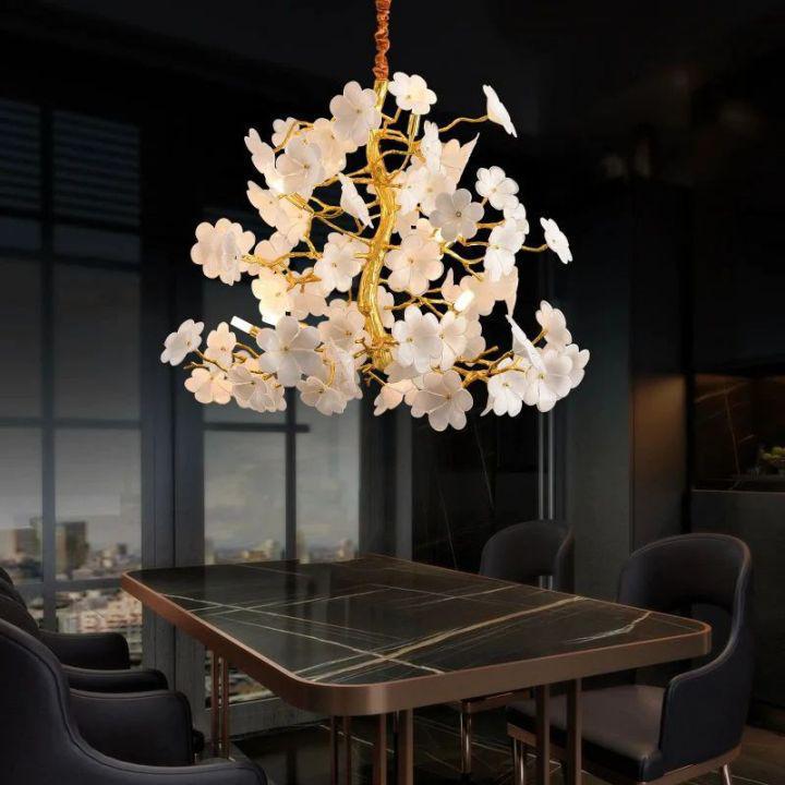 Cherry Dining Room Branch Chandelier - Richardrider