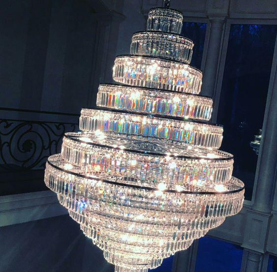 Chrome/ Silver/ Gold Extra Large Chandelier For Foyer Living Room Staircase Crystal Ceiling Lighting Fixture - Richardrider