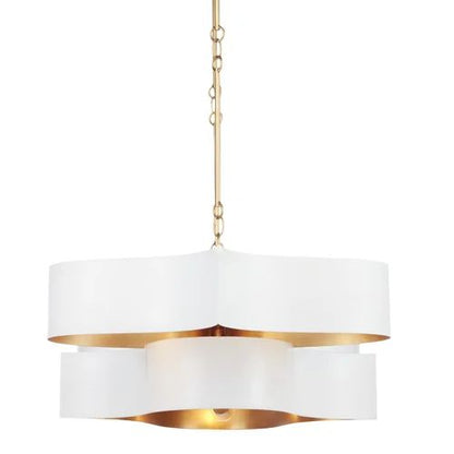 Classic Lotus 1 Tier 6 Light Chandelier - Richardrider