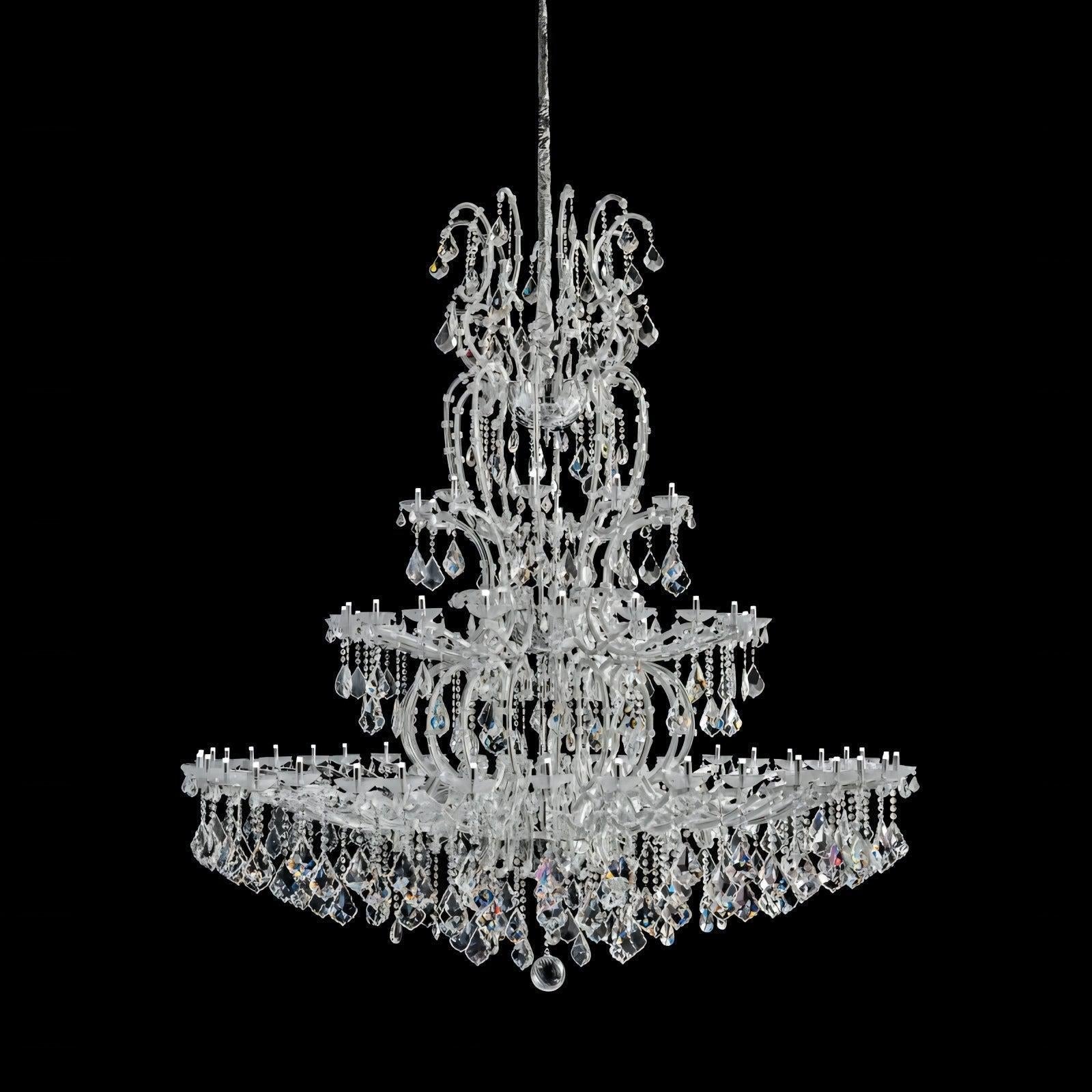 Classical Maria Theresa 70 Light Crystal Glass Chandelier - Richardrider