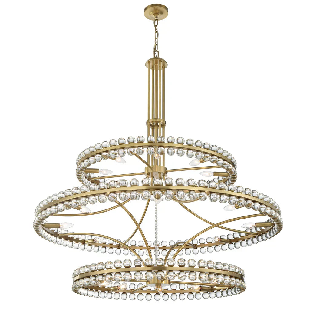 Caven 24 Light 3-Tier Chandelier 48'' - Richardrider