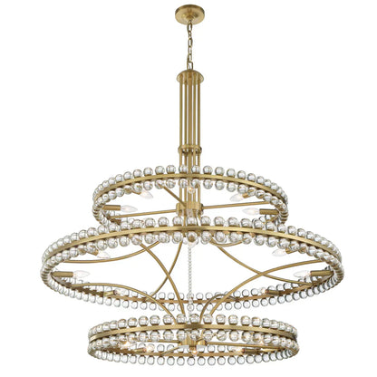 Caven 24 Light 3-Tier Chandelier 48'' - Richardrider