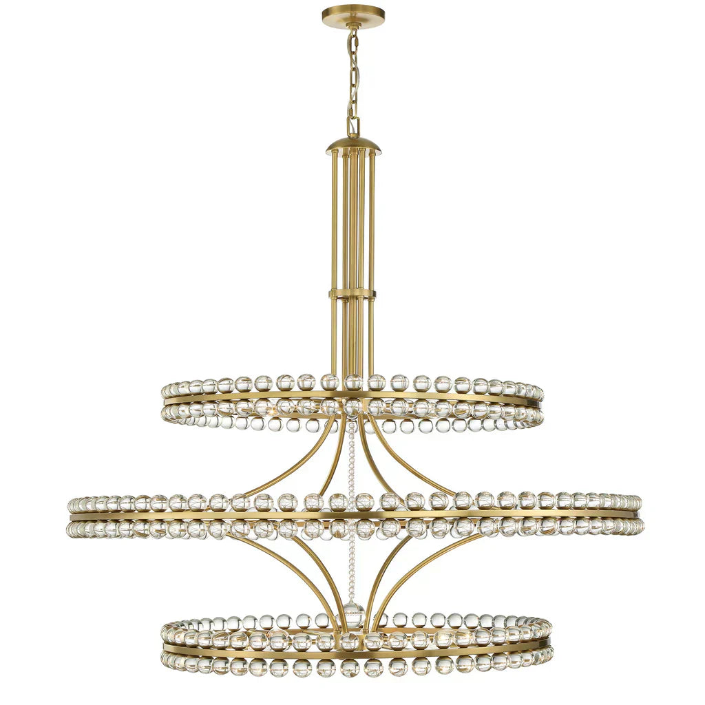 Caven 24 Light 3-Tier Chandelier 48'' - Richardrider