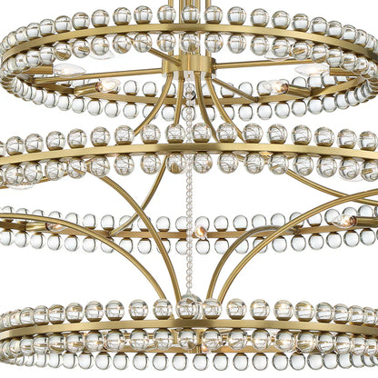 Caven 24 Light 3-Tier Chandelier 48'' - Richardrider