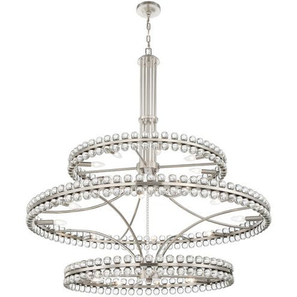 Caven 24 Light 3-Tier Chandelier 48'' - Richardrider