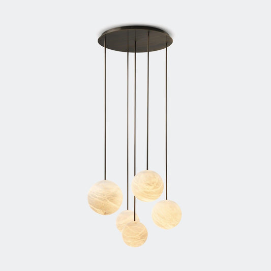 Alabaster Constellation Chandelier, Multi Pendant Light - Richardrider