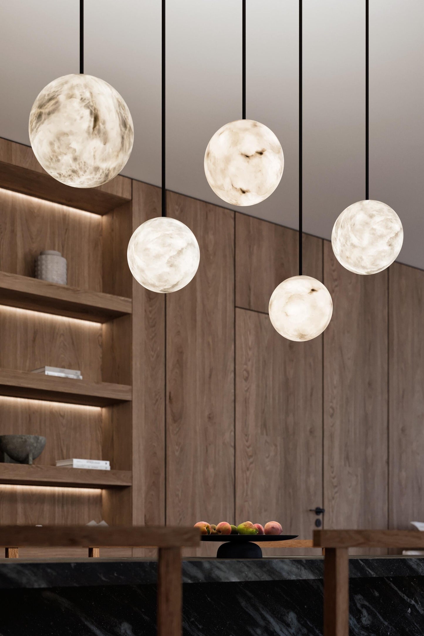 Alabaster Constellation Chandelier, Multi Pendant Light - Richardrider