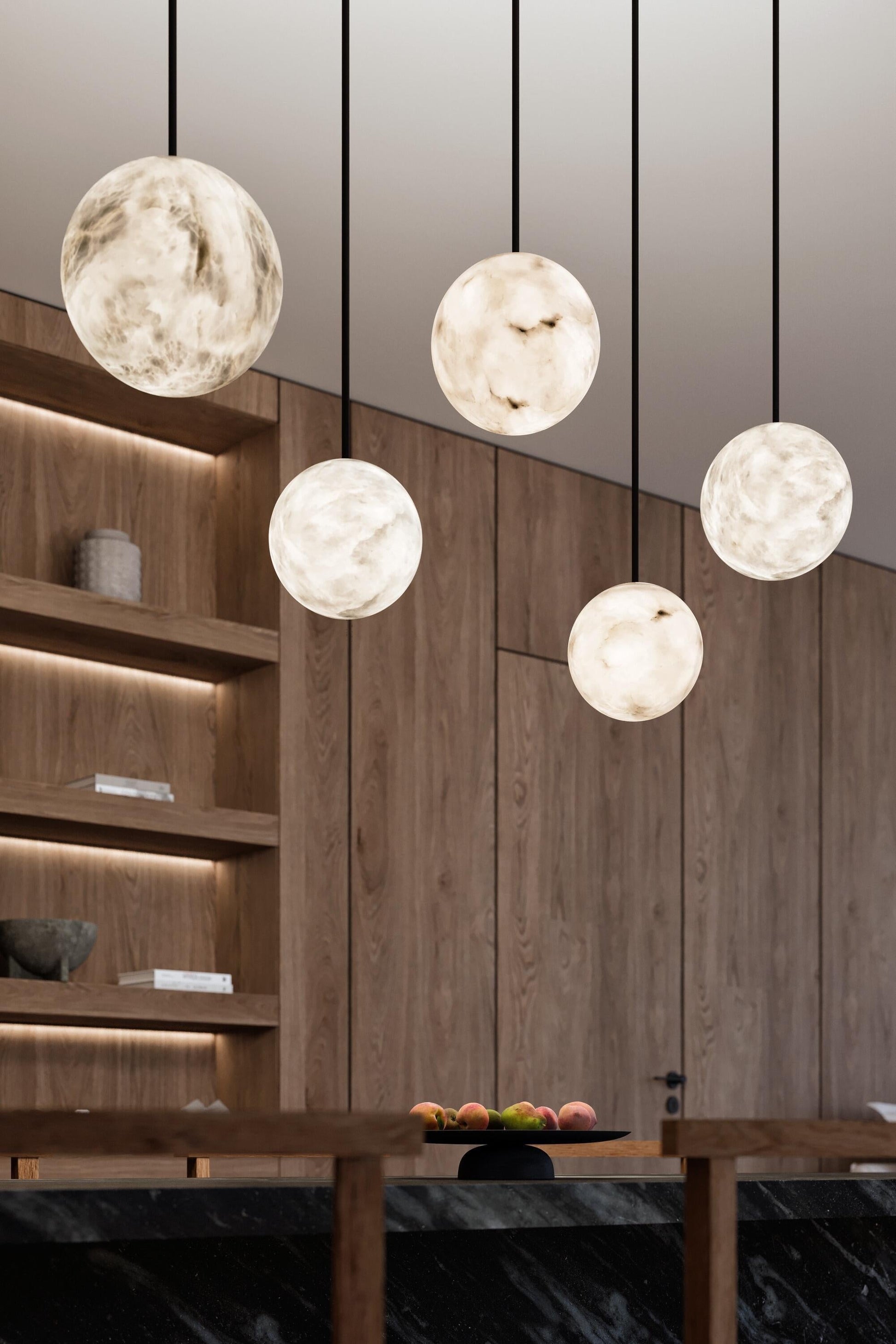 Alabaster Constellation Chandelier, Multi Pendant Light - Richardrider