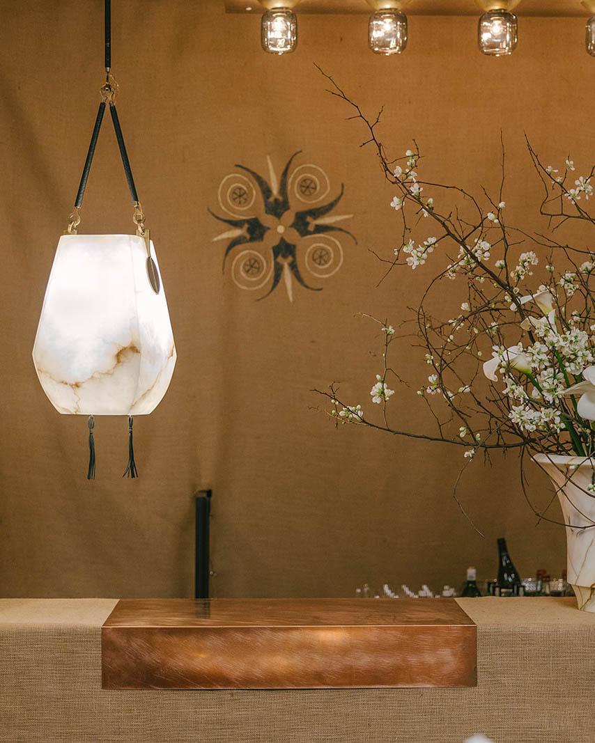 Alabaster Kalathi Lantern Pendant - Richardrider