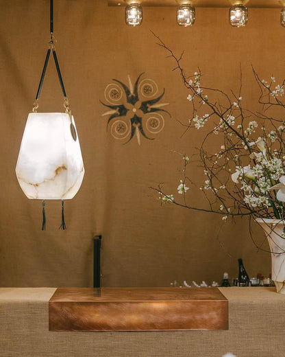 Alabaster Kalathi Lantern Pendant - Richardrider