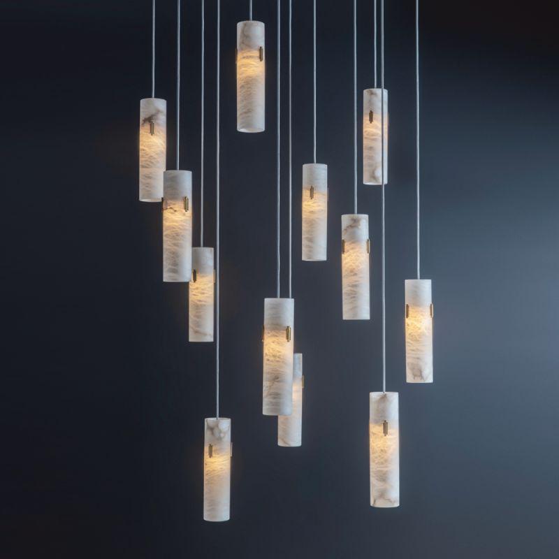 Alabaster Deco Cluster Chandelier - Richardrider