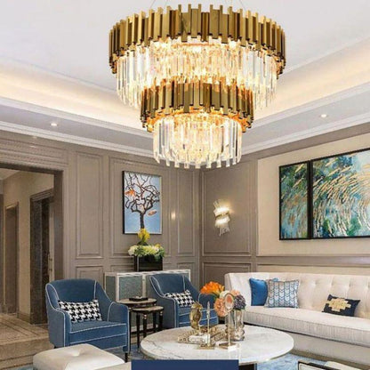 Bourbons Antoine Crystal Round Chandelier - Richardrider