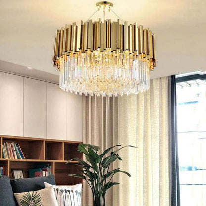 Bourbons Charles Crystal Round Chandelier - Richardrider