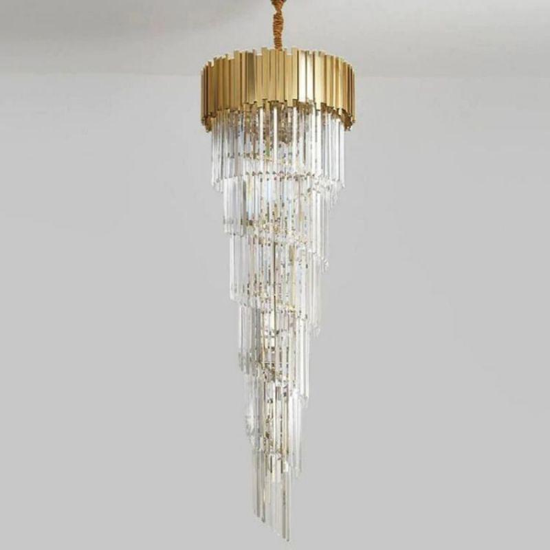 Bourbons Louis 2-Story Crystal Round Chandelier - Richardrider