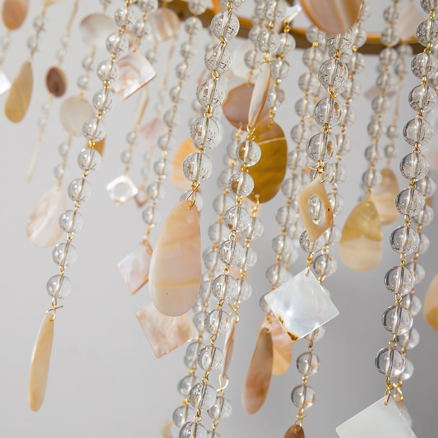 Tatum Lux Shell Crystal Chandelier - Richardrider