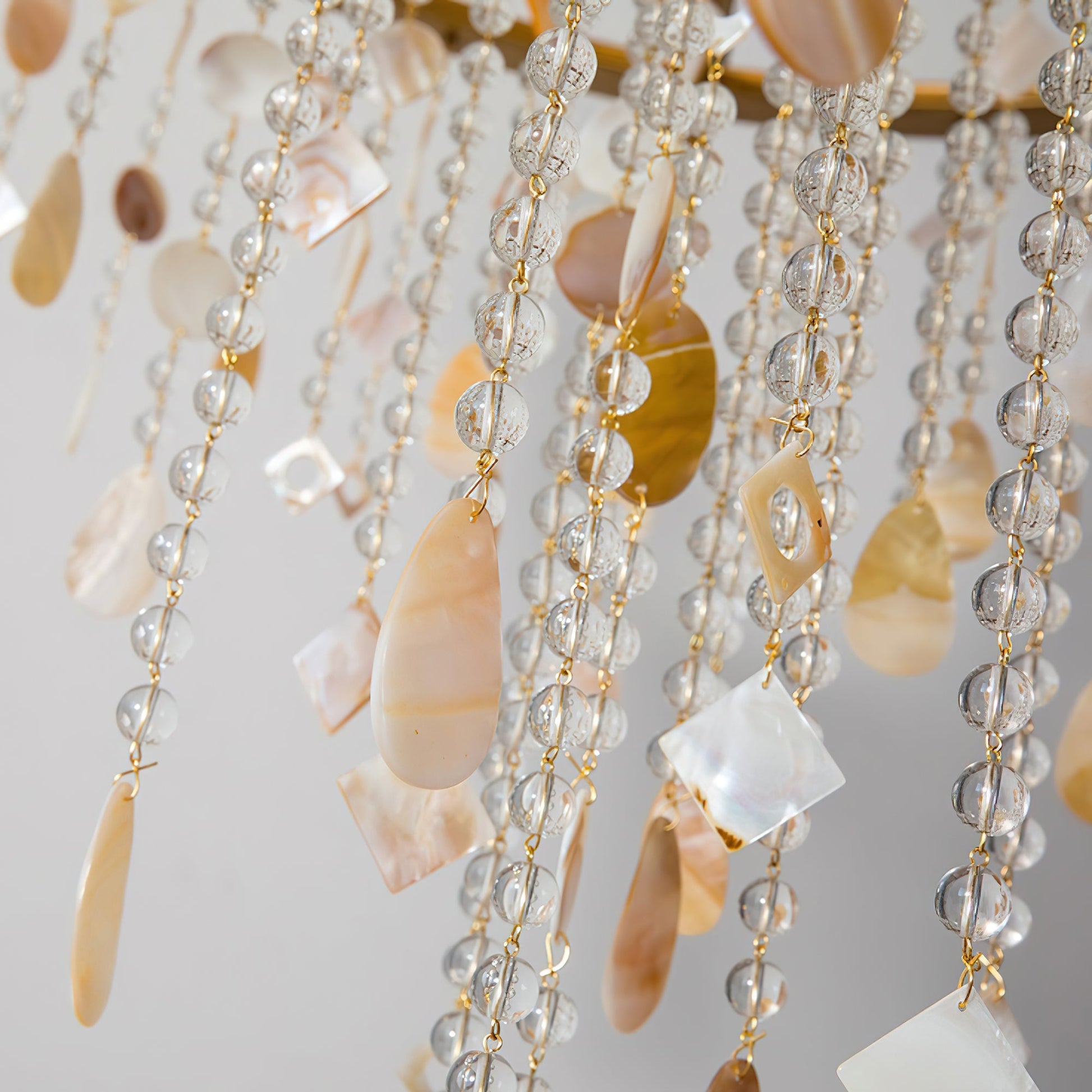 Tatum Lux Shell Crystal Chandelier - Richardrider