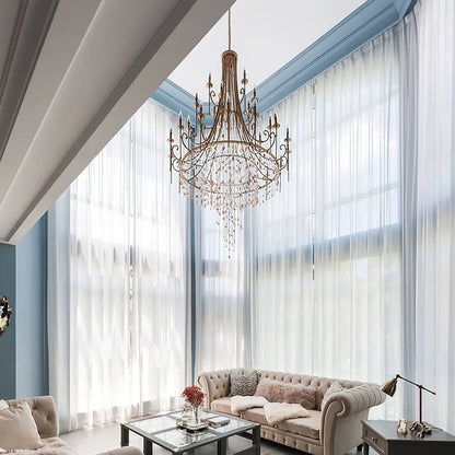 Tatum Lux Shell Crystal Chandelier - Richardrider