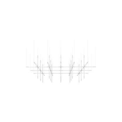 Crystal Grid Customize Chandelier