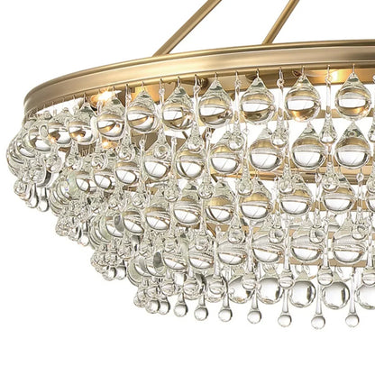 Calypso 8-Light Chandelier with Clear Crystal Drops - Richardrider