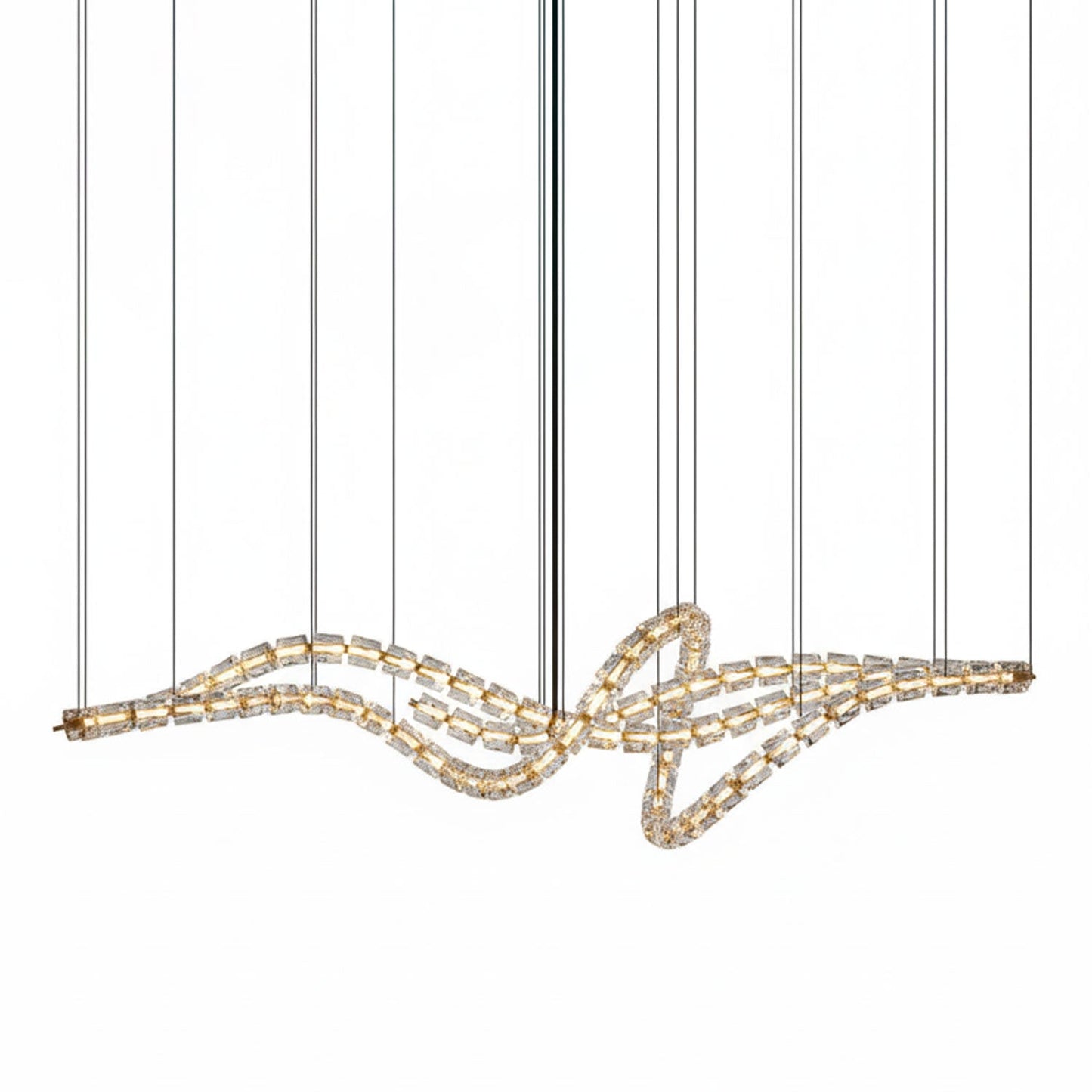 Gabriel Gold Crystal Chandelier