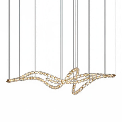 Gabriel Gold Crystal Chandelier