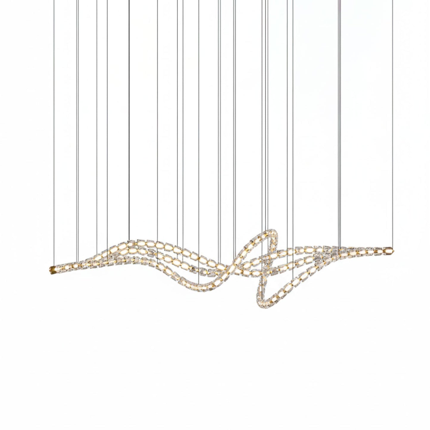 Gabriel Gold Crystal Chandelier