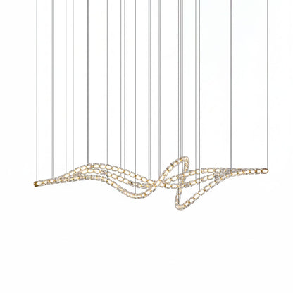 Gabriel Gold Crystal Chandelier