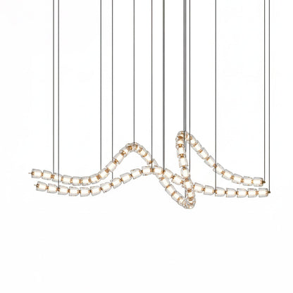 Gabriel Gold Crystal Chandelier