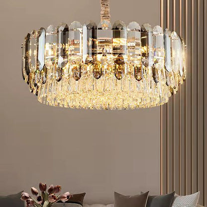 Luxury Smoke Gray K9 Crystal Chandeliers for Dining Room/Living Room