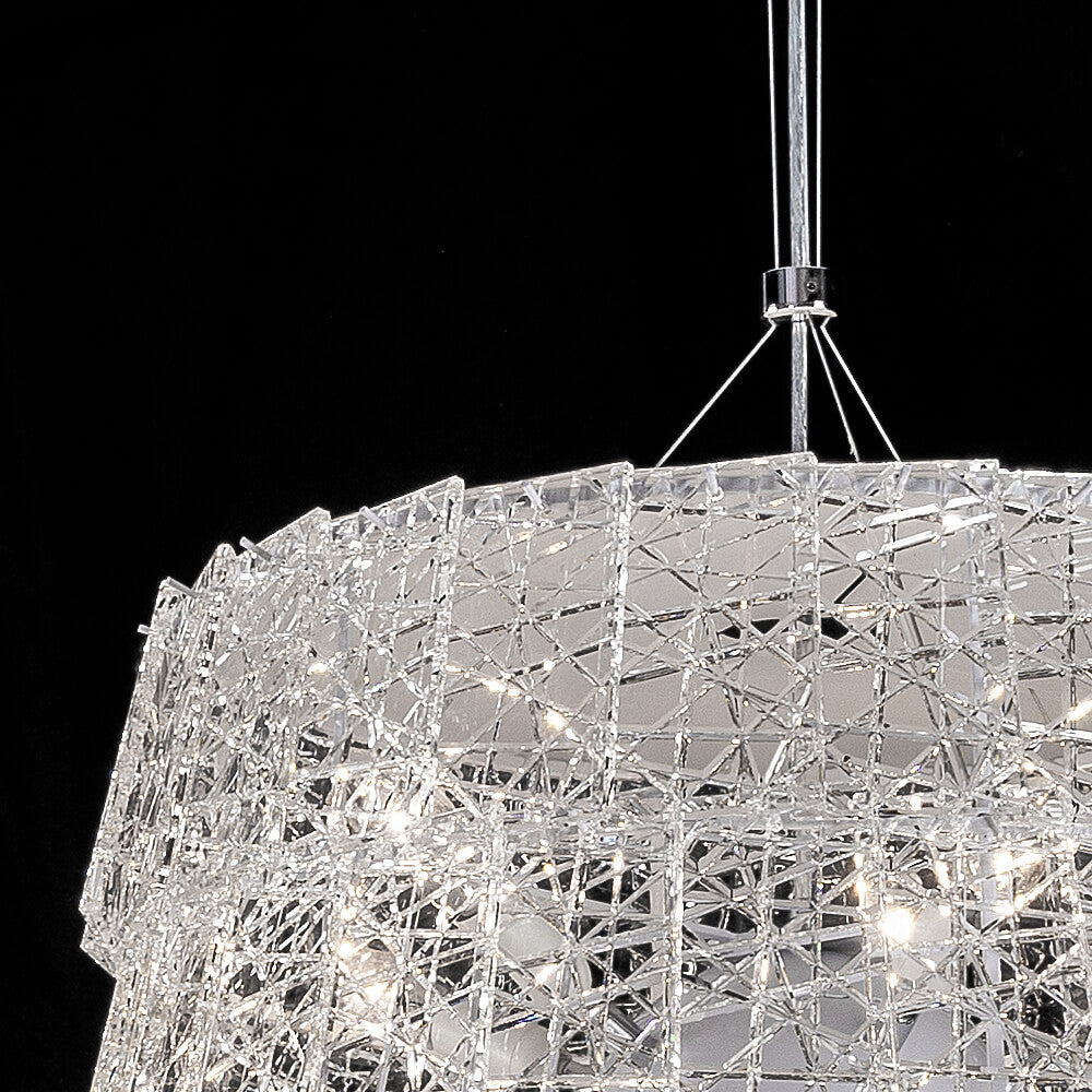 Baccarat crystal frozen chandelier