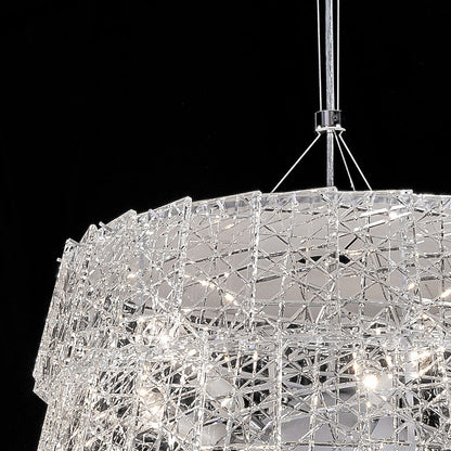 Baccarat crystal frozen chandelier