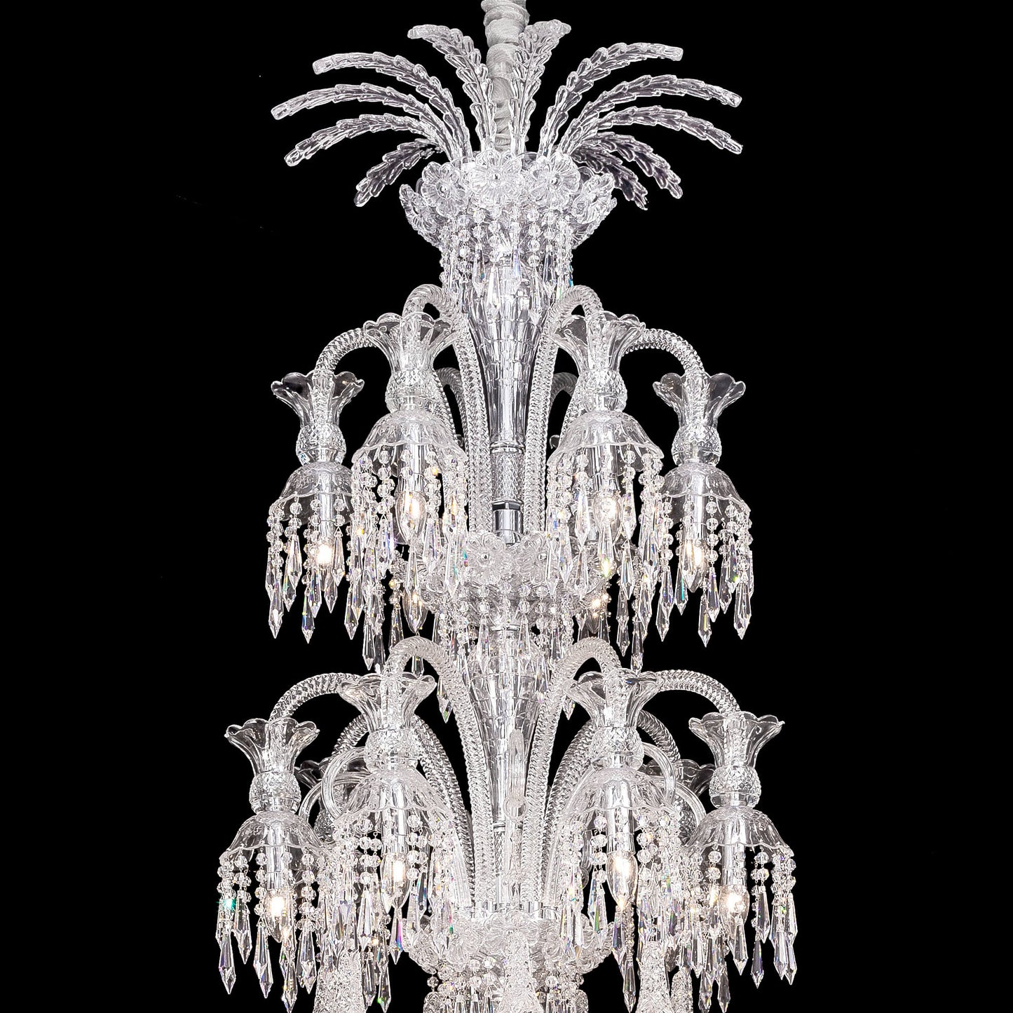 73 lights baccarat bell crystsal chandelier