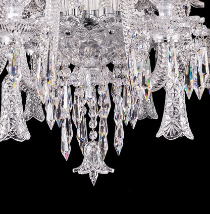 8 lights small bell baccarat chandelier