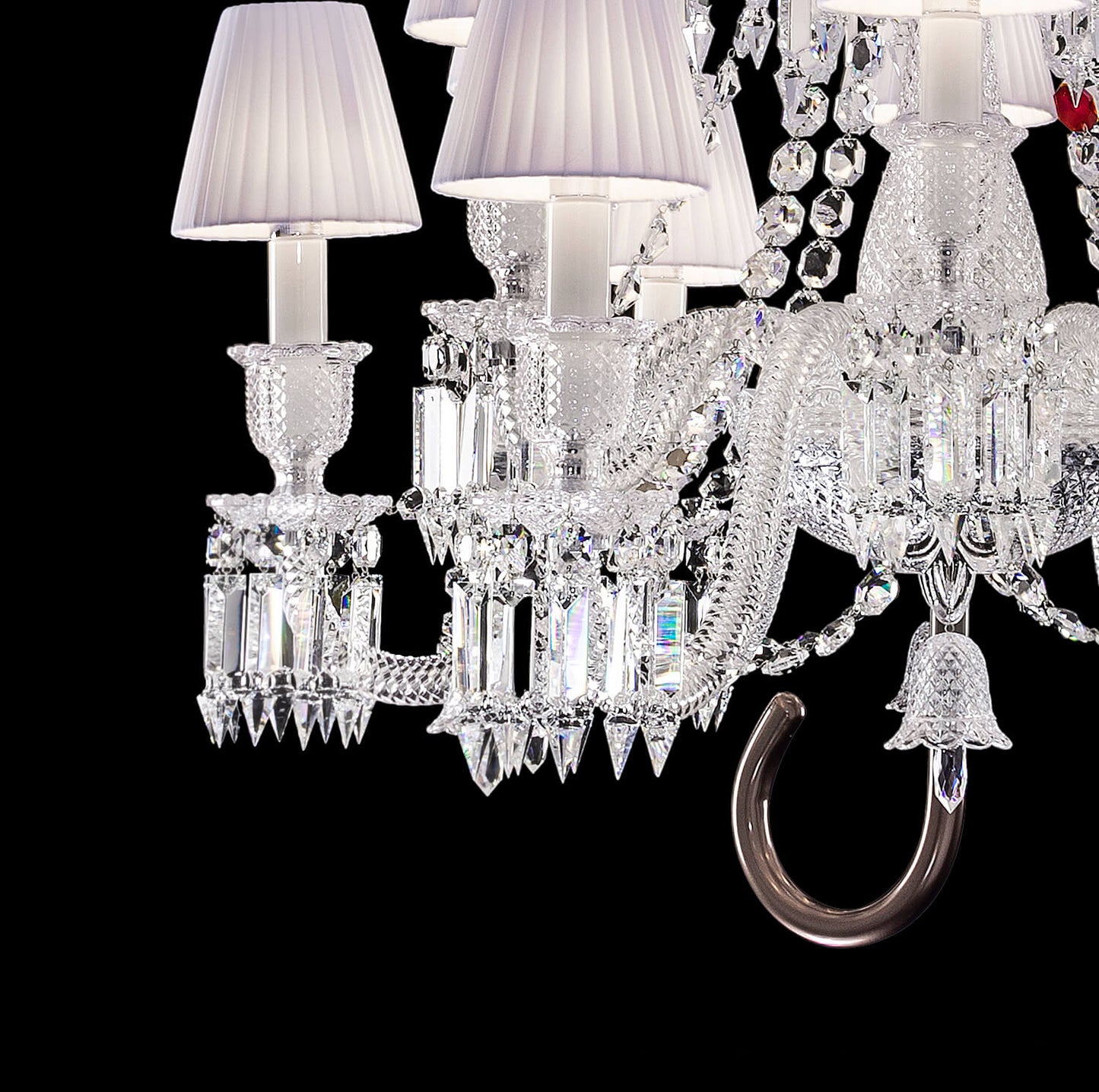 12 lights Baccarat chandelier with umbrella