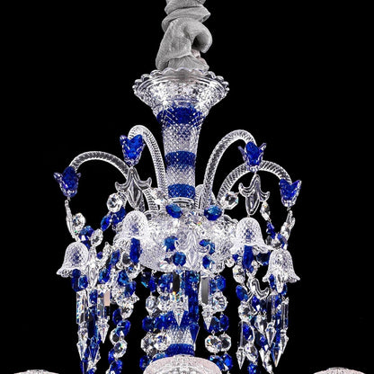 Bellarose Zenith Faunacrystopolis Blue Crystal Chandelier - Richardrider