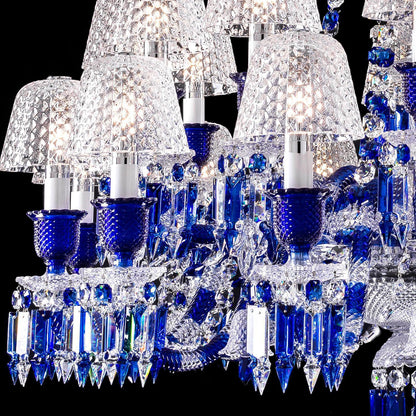 Bellarose Zenith Faunacrystopolis Blue Crystal Chandelier - Richardrider