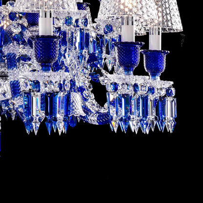 Bellarose Zenith Faunacrystopolis Blue Crystal Chandelier - Richardrider