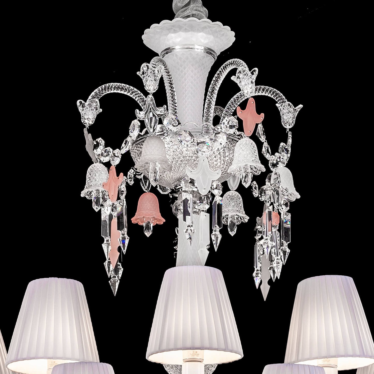 24 lights baccarat chandelier with short neck