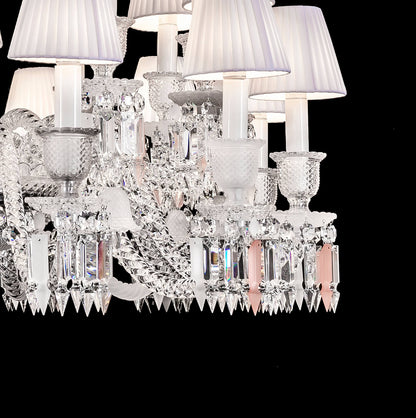 24 lights baccarat chandelier with short neck
